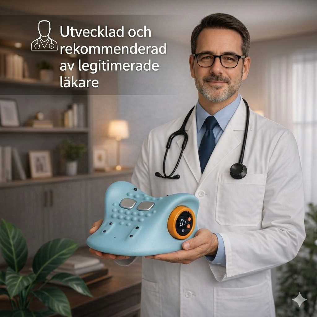 Lindra Nacksmärta på 15 Minuter – EMS Nackmassager med Djupvärme