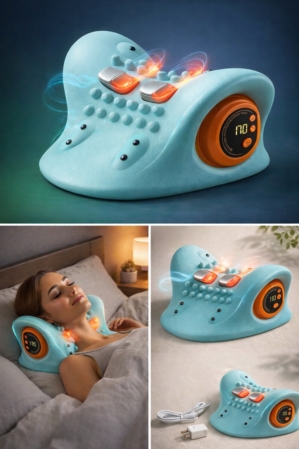 Avancerad EMS Nackmassage med Djupvärme – Lindra Stelhet & Spänningar Hemma