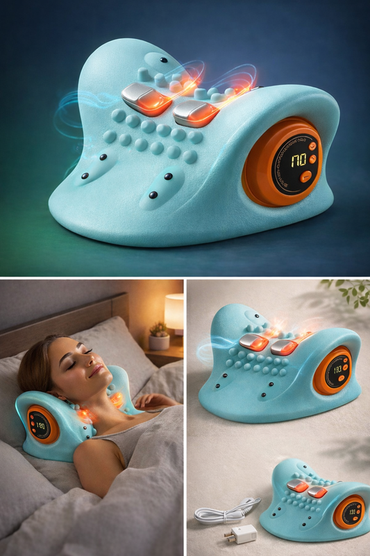 Avancerad EMS Nackmassage med Djupvärme – Lindra Stelhet & Spänningar Hemma