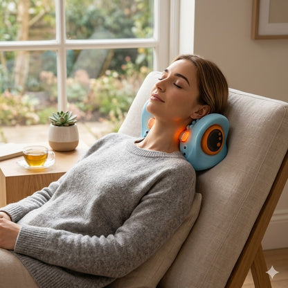 Lindra Nacksmärta på 15 Minuter – EMS Nackmassager med Djupvärme
